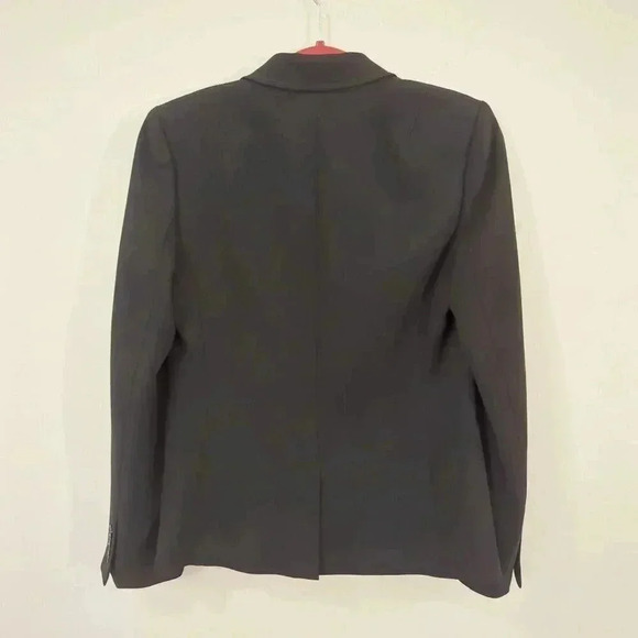 J.Crew Women's Wool Blazer Black Size 4 Button Front Fully Lined‎ - Picture 5 of 6